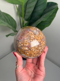 Image 4 of RAINBOW SEA JASPER SPHERE -MADAGASCAR- 