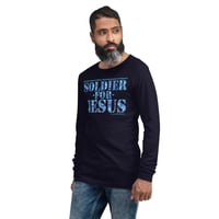 Image 7 of Soldier For Jesus ICE Unisex Long Sleeve Tee