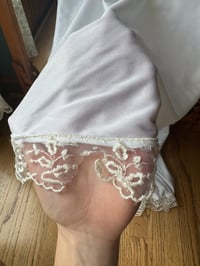 Image 11 of 1970s Draped Dress & Veil