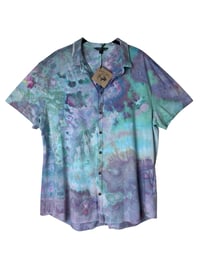 Image 2 of ♻️ UPCYCLED XL Men's John Varvatos Knit Shirt in Soft Ice Dye