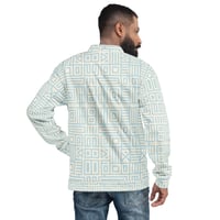 Image 2 of ATINRA BLUE ALCHEMY Unisex Bomber Jacket