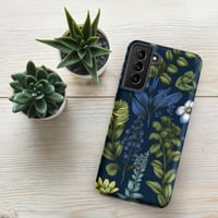 Image 23 of Art Nouveau Inspired Blue Boho Floral Tough case for Samsung®