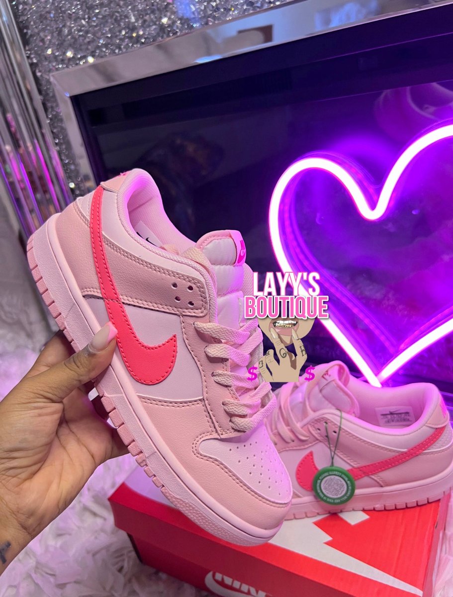 new pink dunks