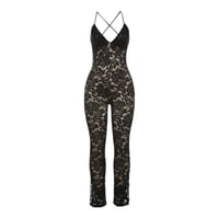 Image 6 of See-Through Lace Tight Jumpsuit (Purchase on CLSY Online Website) jumpsuits women party club