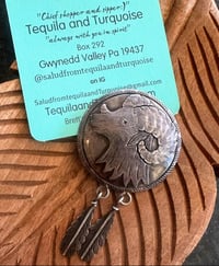 Image 1 of vintage Ram/Aries sterling pin 