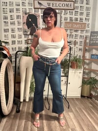 Image 1 of Dark light weight denim jeans 