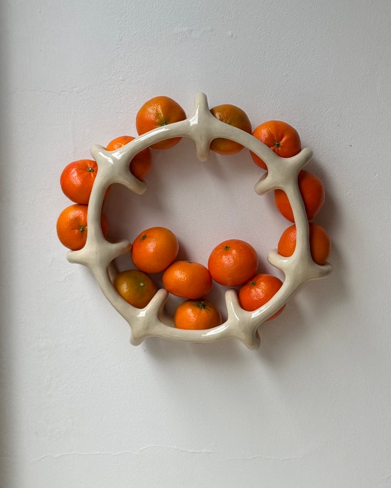 Image of Small wheel glossy beige 