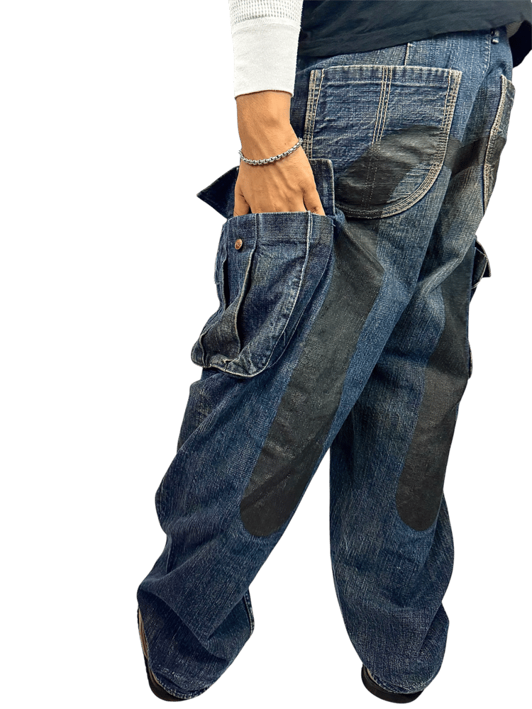 Image of Evisu Diacock 2006 Mudwash Cargo Denim