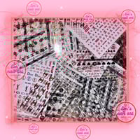 luxury mystery stickers 