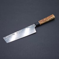 Image 2 of Nakiri with Hamon and mirror polish 