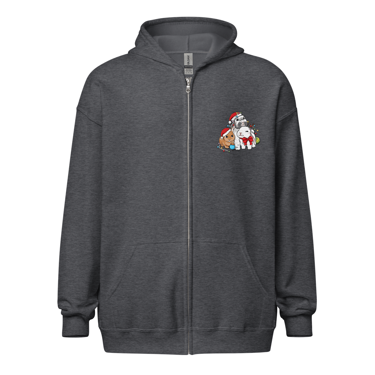 Image of Blumollo Santa Zip Hoodie - Limited Holiday Edition