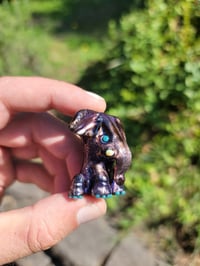 Image 1 of Matalic Magenta Baby Elephant Pendant