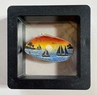 Image 3 of Boats at Sunset Miniature