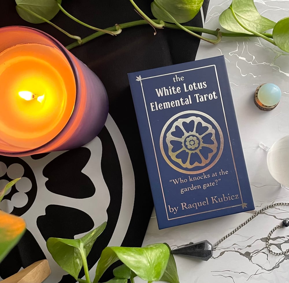 Image of White Lotus Elemental Tarot Deck + Guidebook