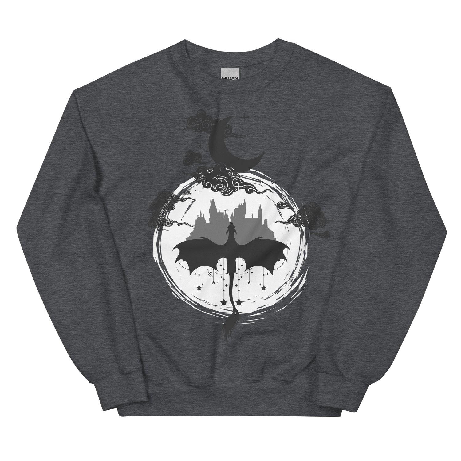 Image of Dragon stars noir Unisex Sweatshirt