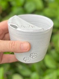 Image 1 of Paw print Latte Travel/ Keep Cup