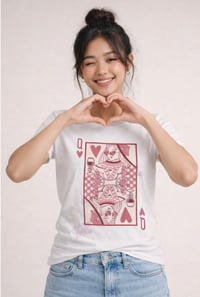 Image 6 of Queen of Hearts and Wine T-shirts 