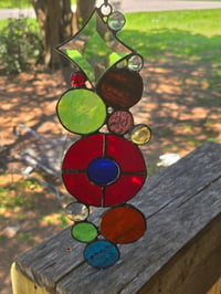 Image 2 of Stained glass Donut suncatcher