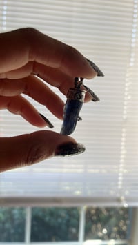 Image 3 of Raw blue kyanite pendant