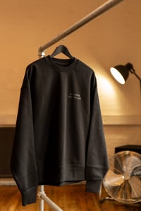 Image 3 of ASAC HEAVY BLACKOUT SWEATSHIRT