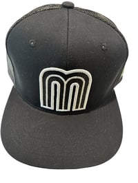 Image 2 of MEXICO black trucker hat