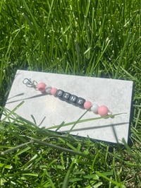Image 2 of Pink Bar Keychain 