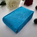 Blue brocade tarot case copy