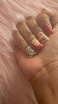 Image 2 of Y2K Bling Luxury Acrylic Pressons