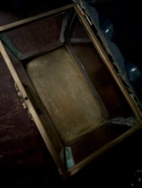 Image 9 of Grand coffre à bijoux reliquaire en cristal biseauté et bronze doré, fin XIXème s.