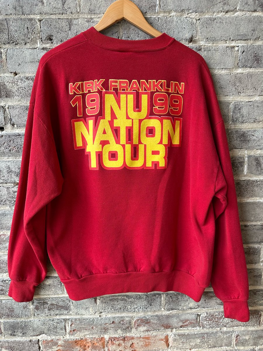 Image of 1999 Vintage Kirk Franklin Nu Nation Tour Sweatshirt, SIZE: XL