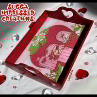 Image 1 of My Melody X Strawberry Shortcake Tray