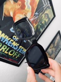 Image 2 of Deadly Bombshell- Sleek  Rectangle Sunglasses