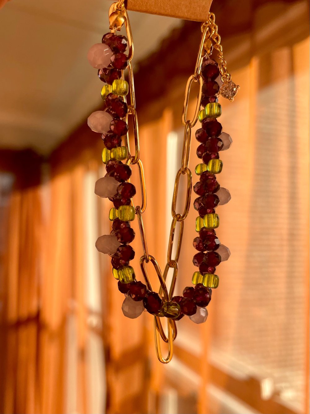 Image of Purple Flower w/ Chain