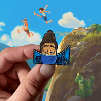 Image 1 of Alberto, Stain Glass Enamel Pin 