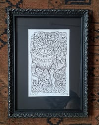 Image 1 of 'Doomstone' - Original - in ornate frame