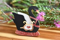 Image 4 of Giselle - Black Swan Carousel Brooch  Pink 