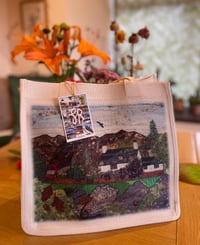 Image 1 of Autumn in the Air Tote Bags
