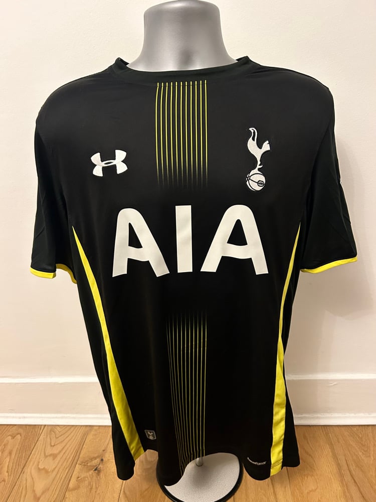 Image of Tottenham Hotspur “KANE 18” 2014/15 Away Shirt + PL patches (L)