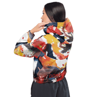 Image 1 of Women’s BRH DOMESICK sweet drip Cropped Windbreaker