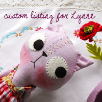 Custom listing for Lynne