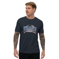 Image 3 of Brackish Wooder - Weathered USA - Short Sleeve T-shirt