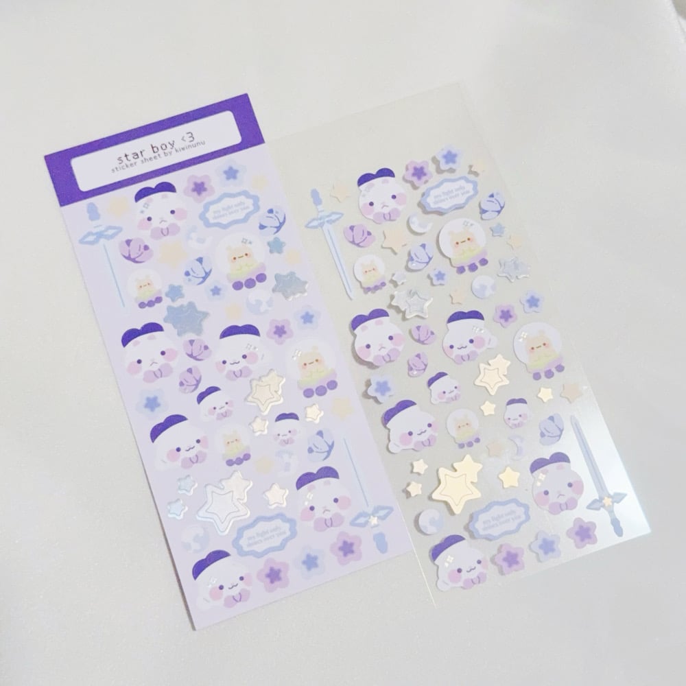 Image of LADS Star Boy Sticker Sheet