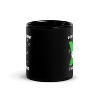 Image 6 of the vibes shift Black Glossy Mug