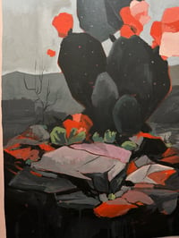 Image 2 of Slumber In The Desert - 26x32" Acrylic On Canvas