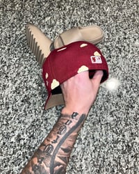 Image 3 of PARTLY CREAMY BURGUNDY RANGERS CUSTOM FITTED 