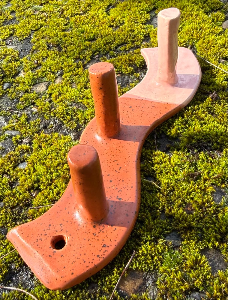 image of triple hook wall hanger