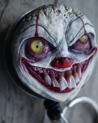 Image 13 of Handmade Pennywise Badge Reel Keychain 