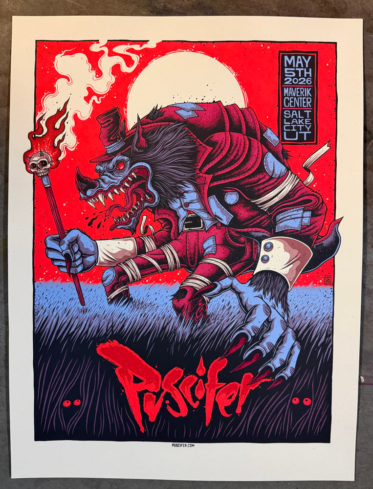 Image of Puscifer - May 5th, 2026 - Salt Lake City, UT - Regular and Variants