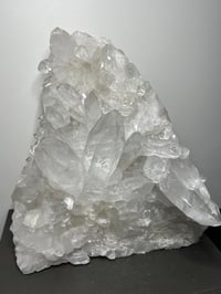 Image 8 of Large Double Sided Clear Quartz Points Cluster Statement Piece | Brazil #2053