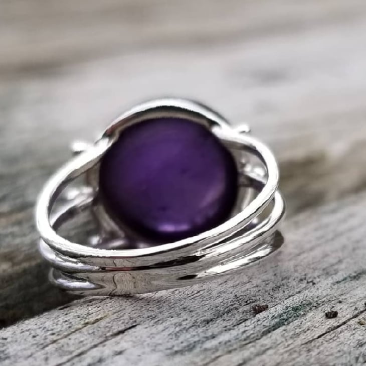 Image of Mystic - Amethyst Rings in Sterling Silver